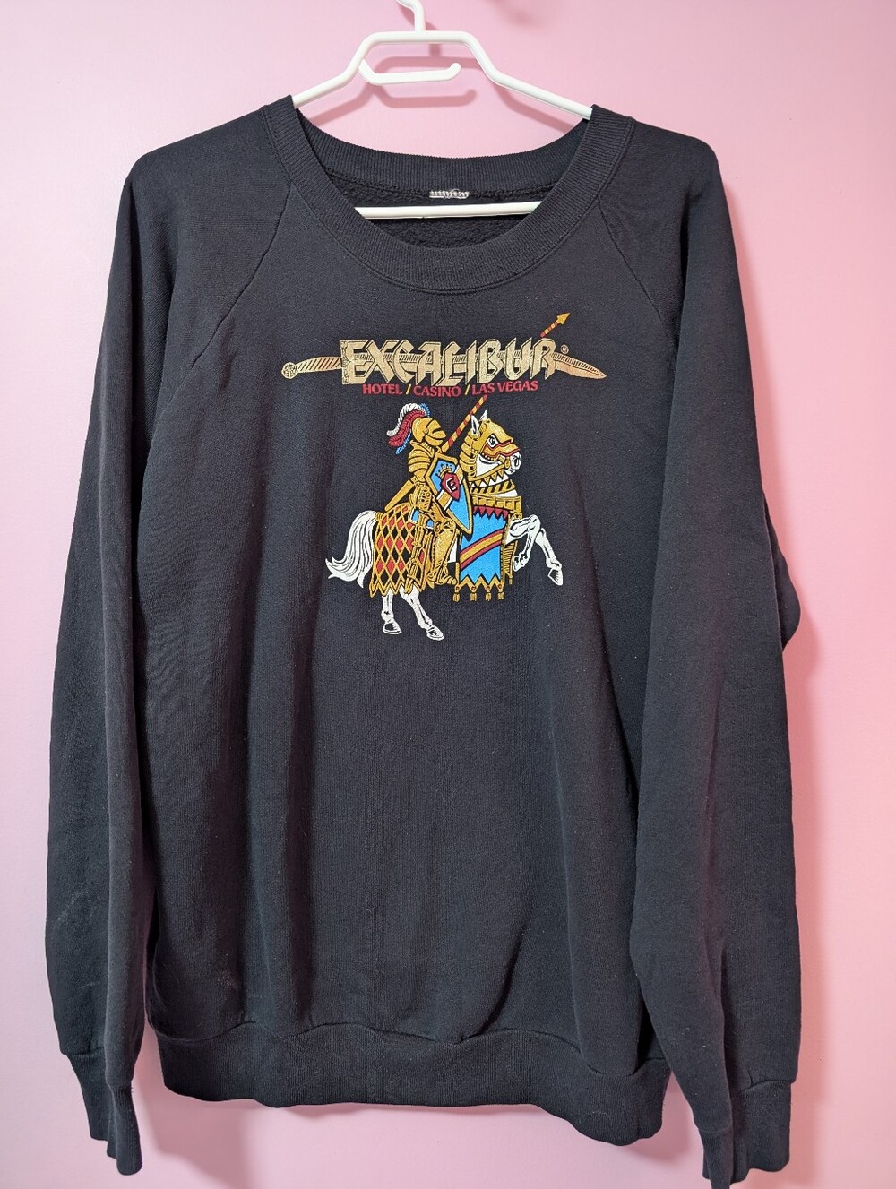 Vintage 1980s Excalibur Las Vegas Casino Sweatshirt